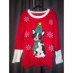 Ugly Christmas Sweater Xmas Size Medium Dog